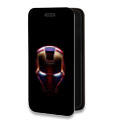 Дизайнерский горизонтальный чехол-книжка для Samsung Galaxy A12 IronMan Железный человек