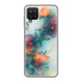 Дизайнерский силиконовый чехол для Samsung Galaxy A12 Акварельные цветы