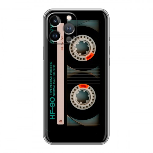 Дизайнерский силиконовый чехол для Iphone 13 Pro Кассета