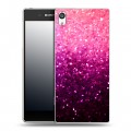 Дизайнерский пластиковый чехол для Sony Xperia E5 Блестки