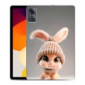 Дизайнерский силиконовый чехол для Xiaomi RedMi Pad SE Кролик