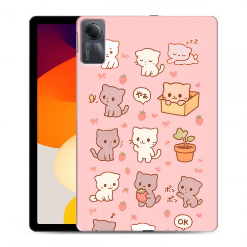 Дизайнерский силиконовый чехол для Xiaomi RedMi Pad SE Hello Kitty Хелоу Кити