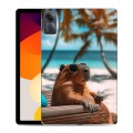 Дизайнерский силиконовый чехол для Xiaomi RedMi Pad SE Капибара