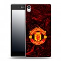 Дизайнерский пластиковый чехол для Sony Xperia E5 Manchester United
