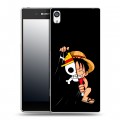 Дизайнерский пластиковый чехол для Sony Xperia E5 One Piece Ван Пис
