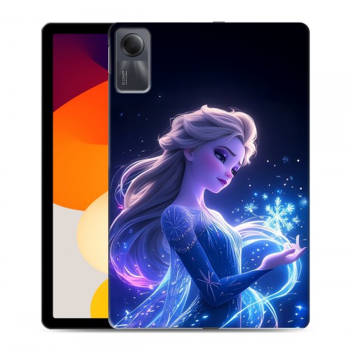Дизайнерский силиконовый чехол для Xiaomi RedMi Pad SE Холодное сердце Frozen