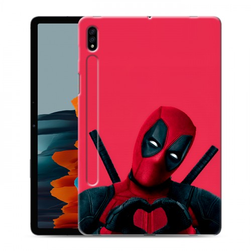 Дизайнерский силиконовый чехол для Samsung Galaxy Tab S7 Дедпул Deadpool