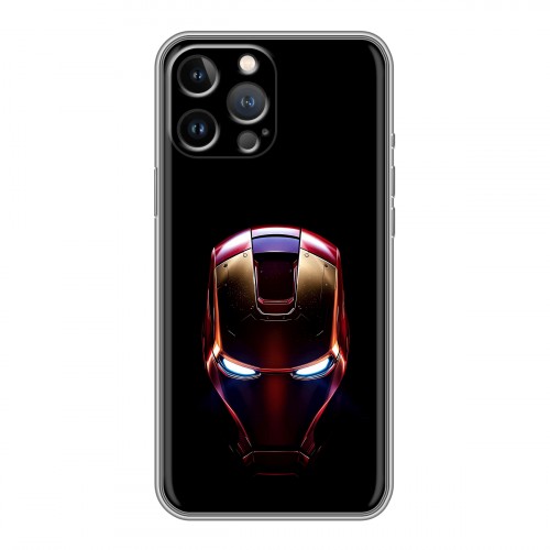 Дизайнерский силиконовый чехол для Iphone 13 Pro IronMan Железный человек