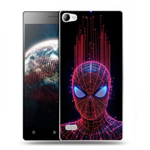 Дизайнерский пластиковый чехол для Lenovo Vibe X2 Spiderman Человек паук