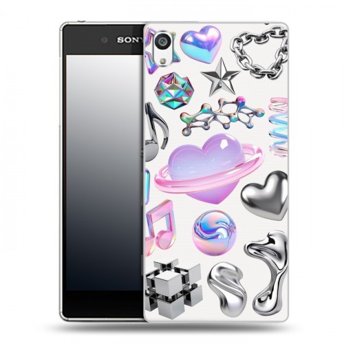 Дизайнерский пластиковый чехол для Sony Xperia E5 Y2K