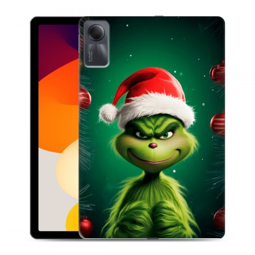Дизайнерский силиконовый чехол для Xiaomi RedMi Pad SE Гринч Новый год Рождество