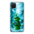 Дизайнерский силиконовый чехол для Samsung Galaxy A12 Новый год гринч