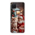 Дизайнерский силиконовый чехол для Samsung Galaxy A12 Новый год