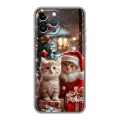 Дизайнерский силиконовый чехол для Iphone 13 Pro Новый год